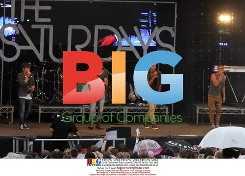 The Wanted supporting The Saturdays at concert