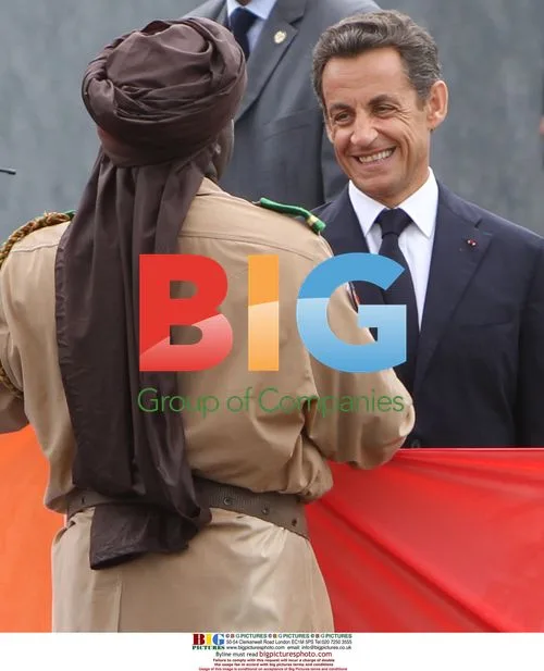 Sarkozy at Bastille Day Parade