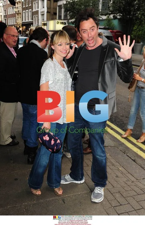 Sarah Alexander and Peter Serafinowicz at "Ghost Stories" VIP Night