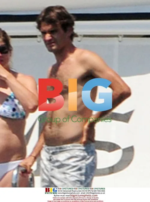 Roger Federer and Mirka Vavrinec in France