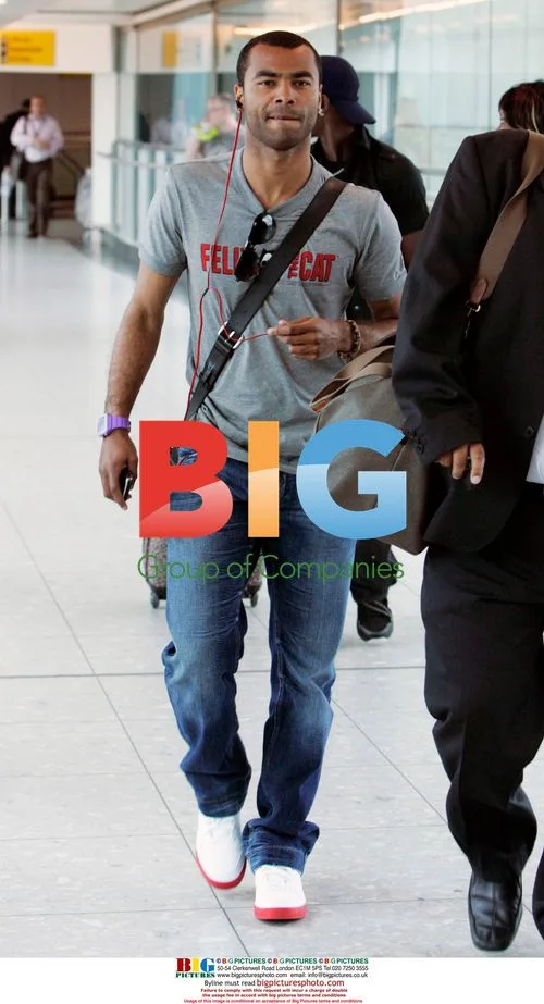Ashley Cole Spotted at London Airport
