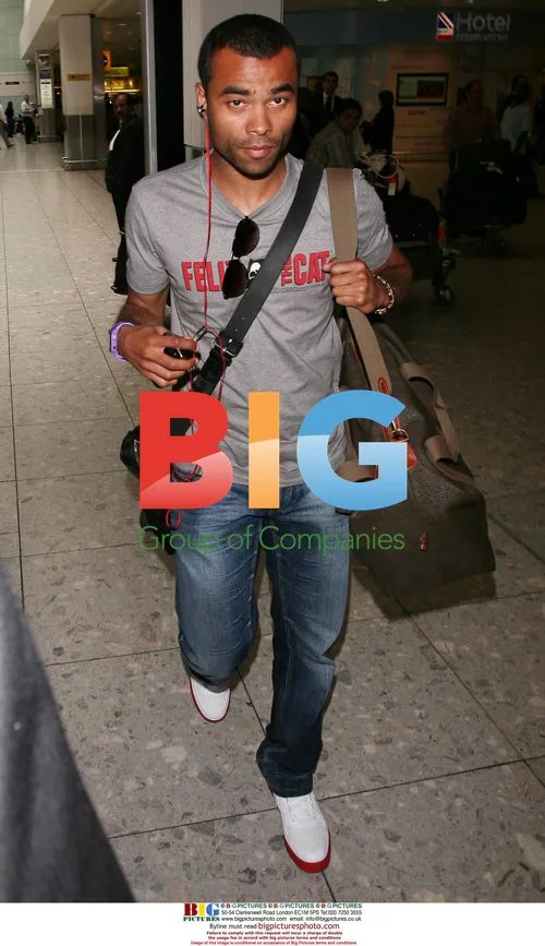 Ashley Cole Spotted at London Airport