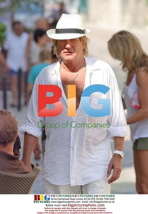 Rod Stewart Family Walk in France