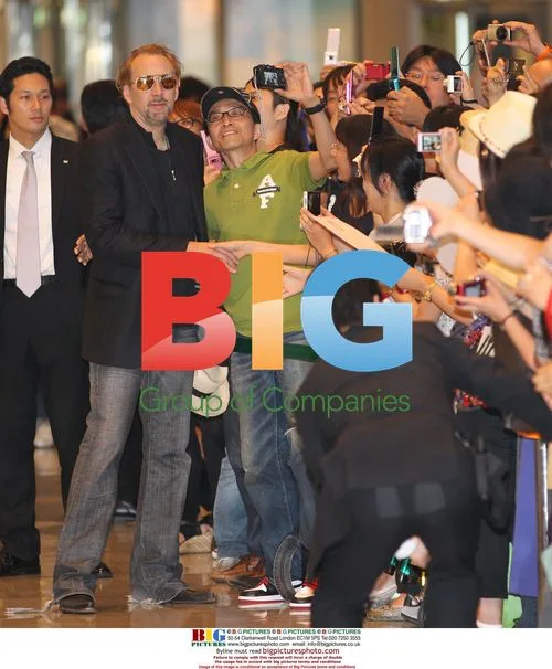 Nicolas Cage at Narita Airport, Japan