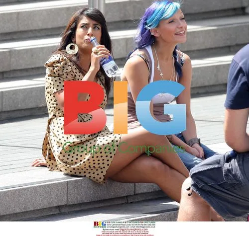 Konnie Huq on X Factor Set