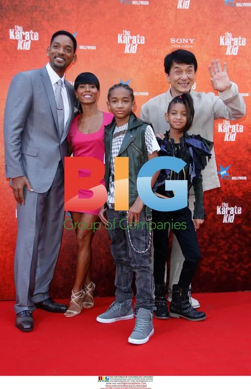 Willow, Will, Jaden, Jada & Jackie at 'The Karate Kid' Premiere