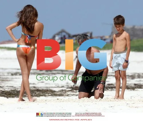 Jose Mourinho on Beach Holiday