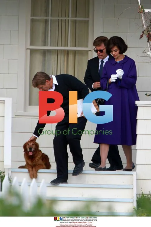 Katie Holmes, Greg Kinnear on 'The Kennedys' Set
