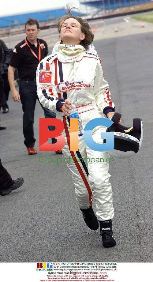 Johnnie Walker's daughter Beth at Silverstone Classic