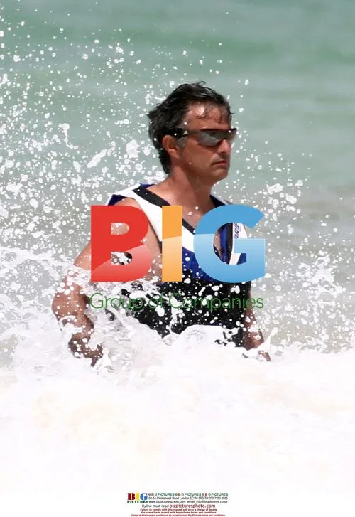 Jose Mourinho on beach vacation with family