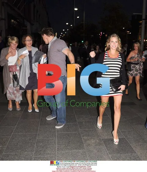Brian O'Driscoll and Amy Huberman Leave Premiere