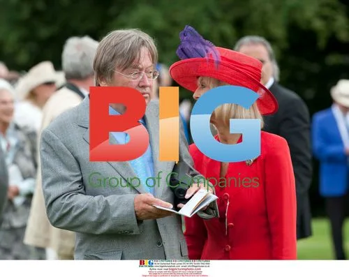 David Mellor and Partner at Goodwood Ladies Day