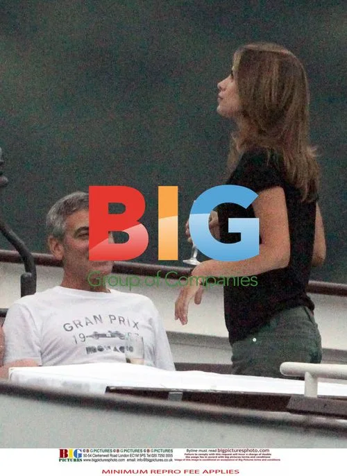 George Clooney and Elisabetta Canalis Yacht Party