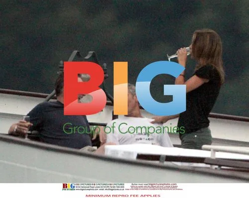 George Clooney and Elisabetta Canalis' Anniversary Party