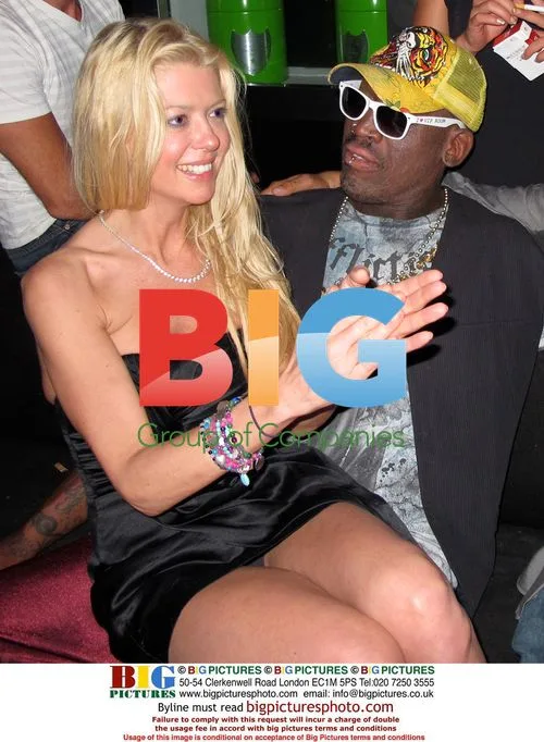 Tara Reid and Dennis Rodman at VIP Room
