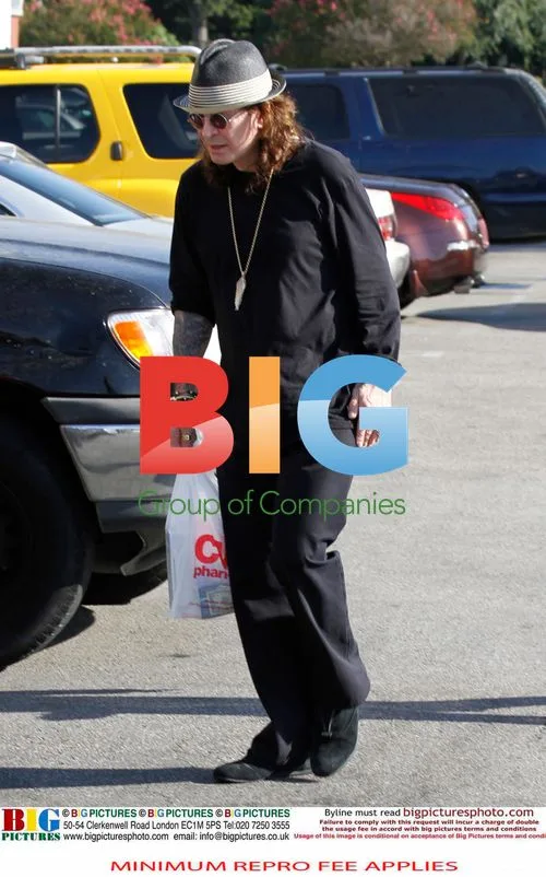 Ozzy Osbourne Leaving Drug Store with Enema
