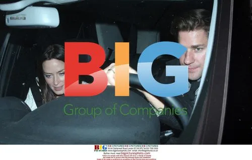 Emily Blunt and John Krasinski Leaving Madeos in LA