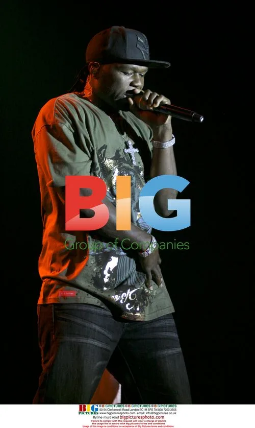 50 Cent Performing on Stage