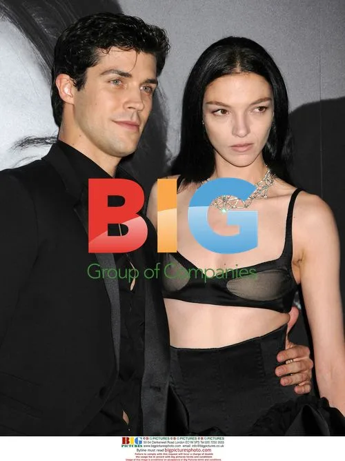 Roberto Bolle, Maria Carla at MoMA Exhibition