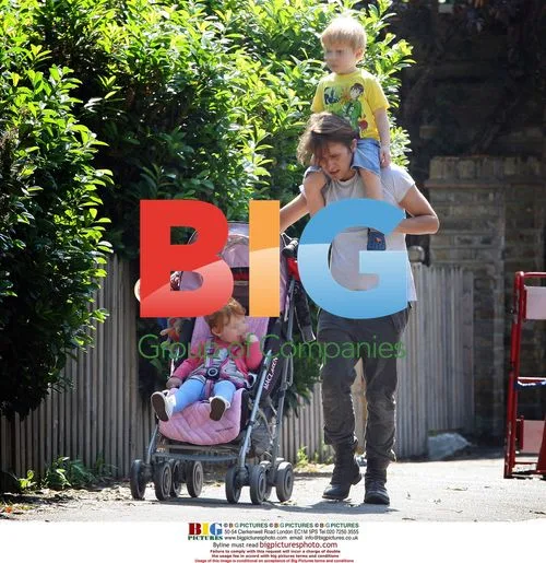 Mark Own and children in park