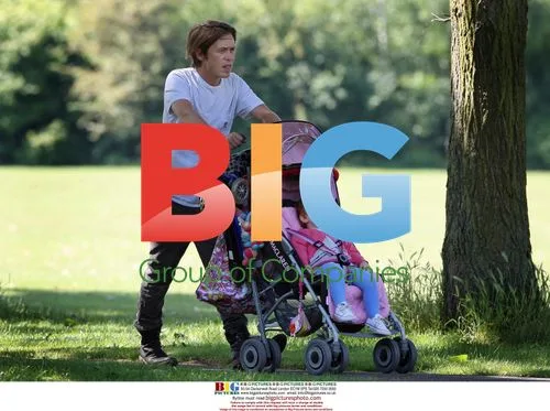 Mark Own and children in London park