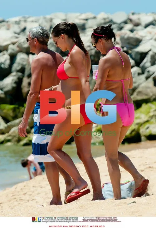 Danielle Lloyd Enjoys Portugal Coast with Fiance
