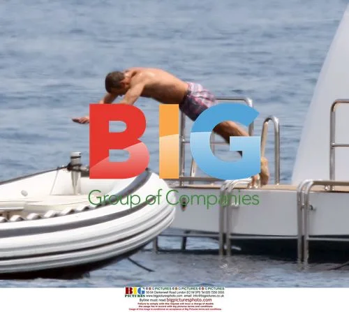 Naomi Campbell and Vladislas Doronin on yacht