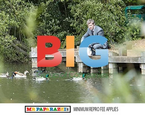 David Beckham Lookalike Feeds Ducks in London