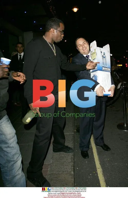 P Diddy Leaving Mayfair Hotel