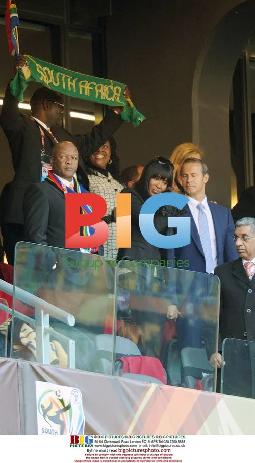 Naomi Campbell and Vladimir Doronin at FIFA World Cup 2010