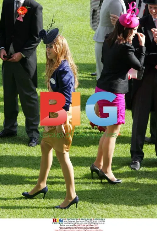 Princess Beatrice and Princess Eugenie at Royal Ascot