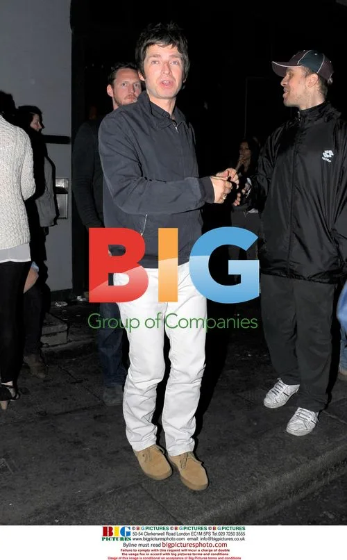 Noel Gallagher Enjoys Night Out in Soho