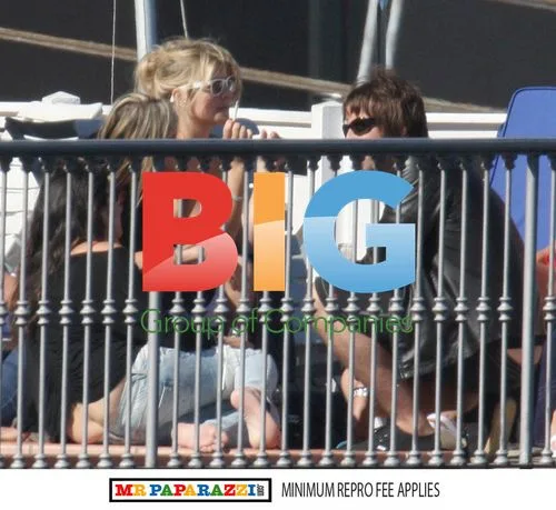 Liam Gallagher and Friends Relaxing in Italy