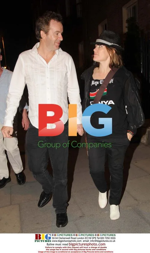 Cerys Matthews and boyfriend Steve Abbott stroll in Dublin