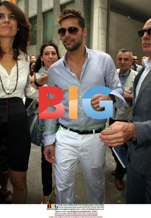 Ricky Martin in Milan, Italy