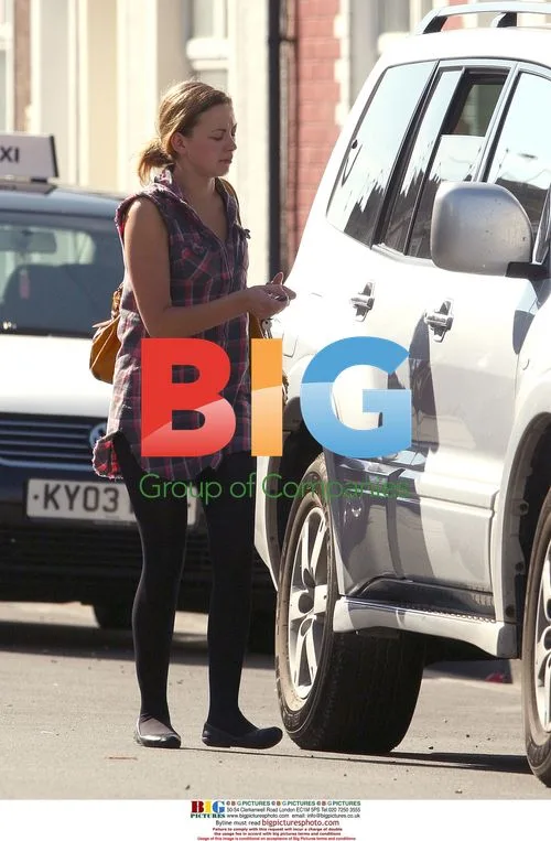 Charlotte Church Leaving Friend's Home