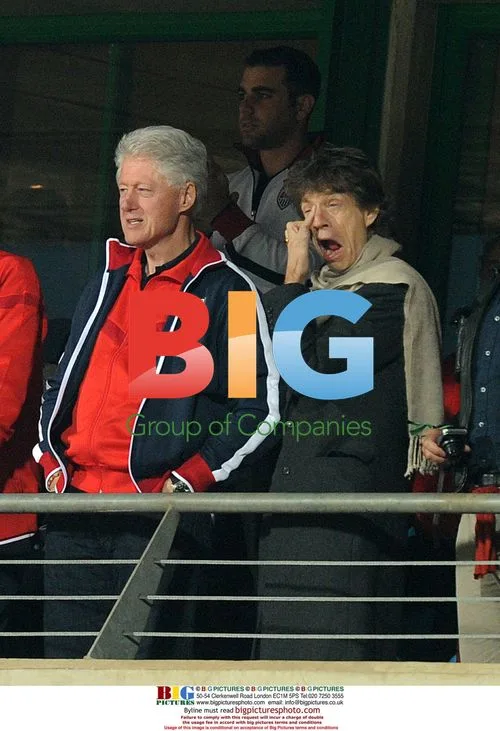 Bill Clinton and Mick Jagger at World Cup