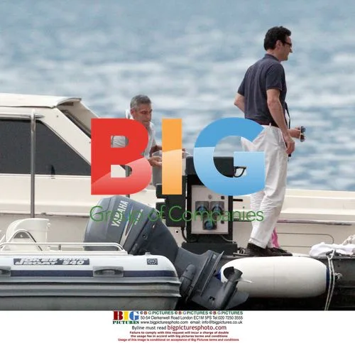 George Clooney and Elisabetta Canalis on Boat Trip