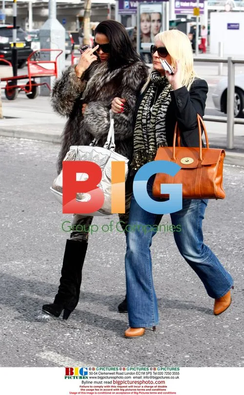 Katie Price Leaving Heathrow