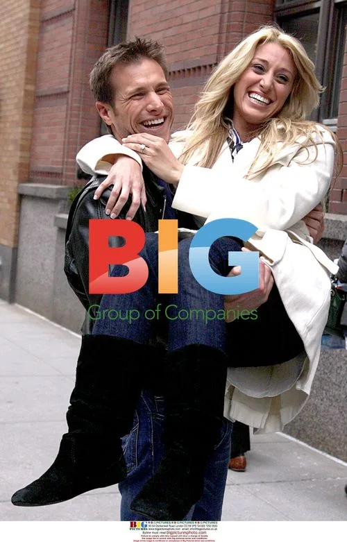 Jake Pavelka and Vienna Girardi at ABC Studios