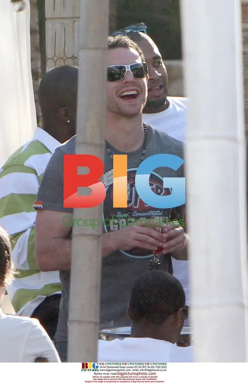 Wayne Bridge & Shaun Wright-Phillips in Miami
