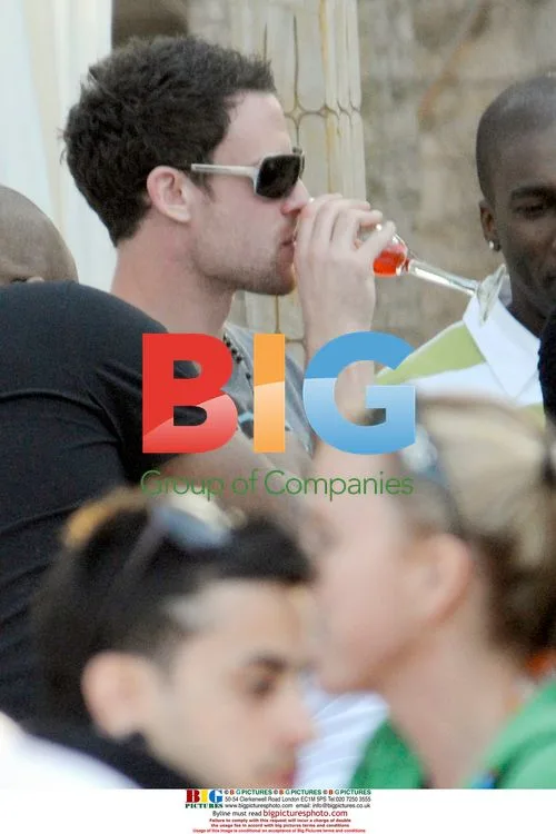 Wayne Bridge with Man City Teammates in Miami