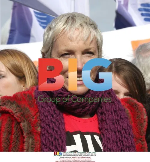 Sarah Brown, Annie Lennox and Cheri Lunghi at IWD March