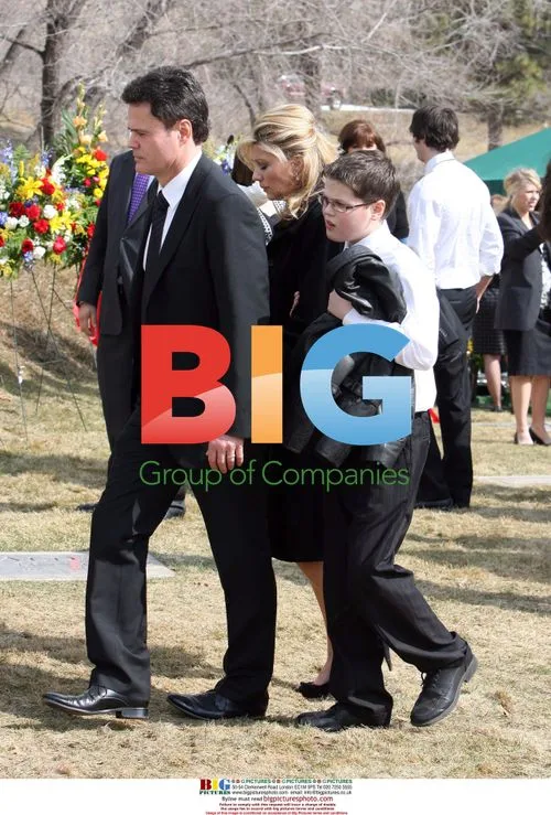 Relatives at Michael Bryan Funeral
