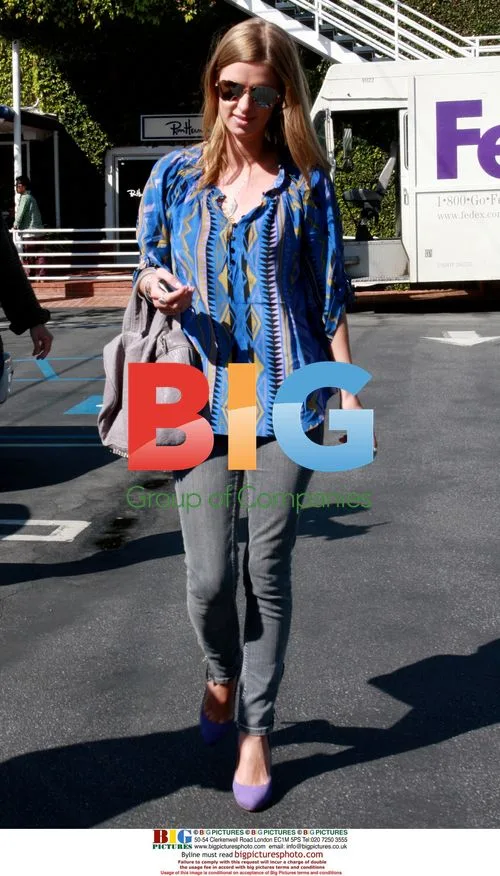 Nicky Hilton Leaving Fred Segal in LA