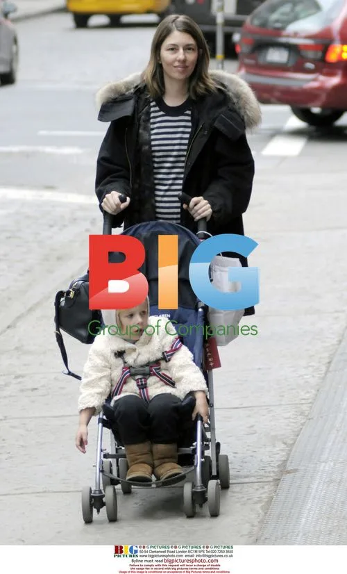 Sofia Coppola and family in NYC