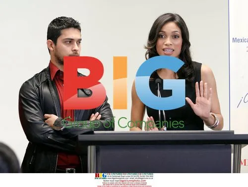 Rosario Dawson and Wilmer Valderrama at Census Launch