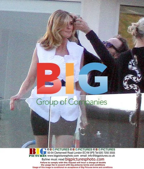 Heidi Klum Fashion Photoshoot at Hollywood Mansion