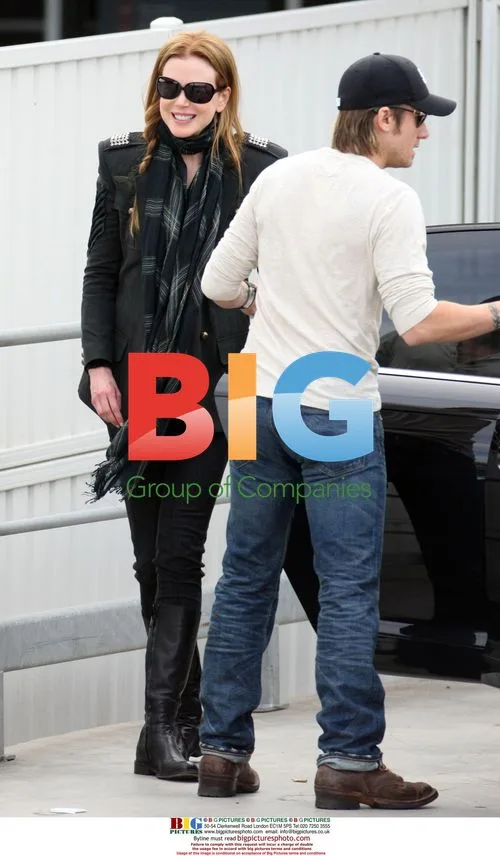 Nicole Kidman, Keith Urban and daughter in Sydney
