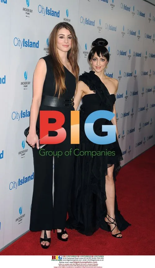 Dominik Garcia-Lorido and Lorena Feijoo at "City Island" Premiere